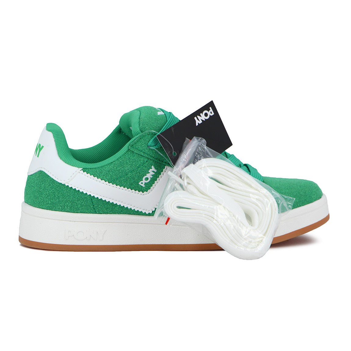 Pony Calzado Lifestyle Square Gamuza Hombre - verde/blanco