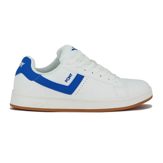 Pony Calzado Lifestyle Square Pu Hombre - blanco/azul