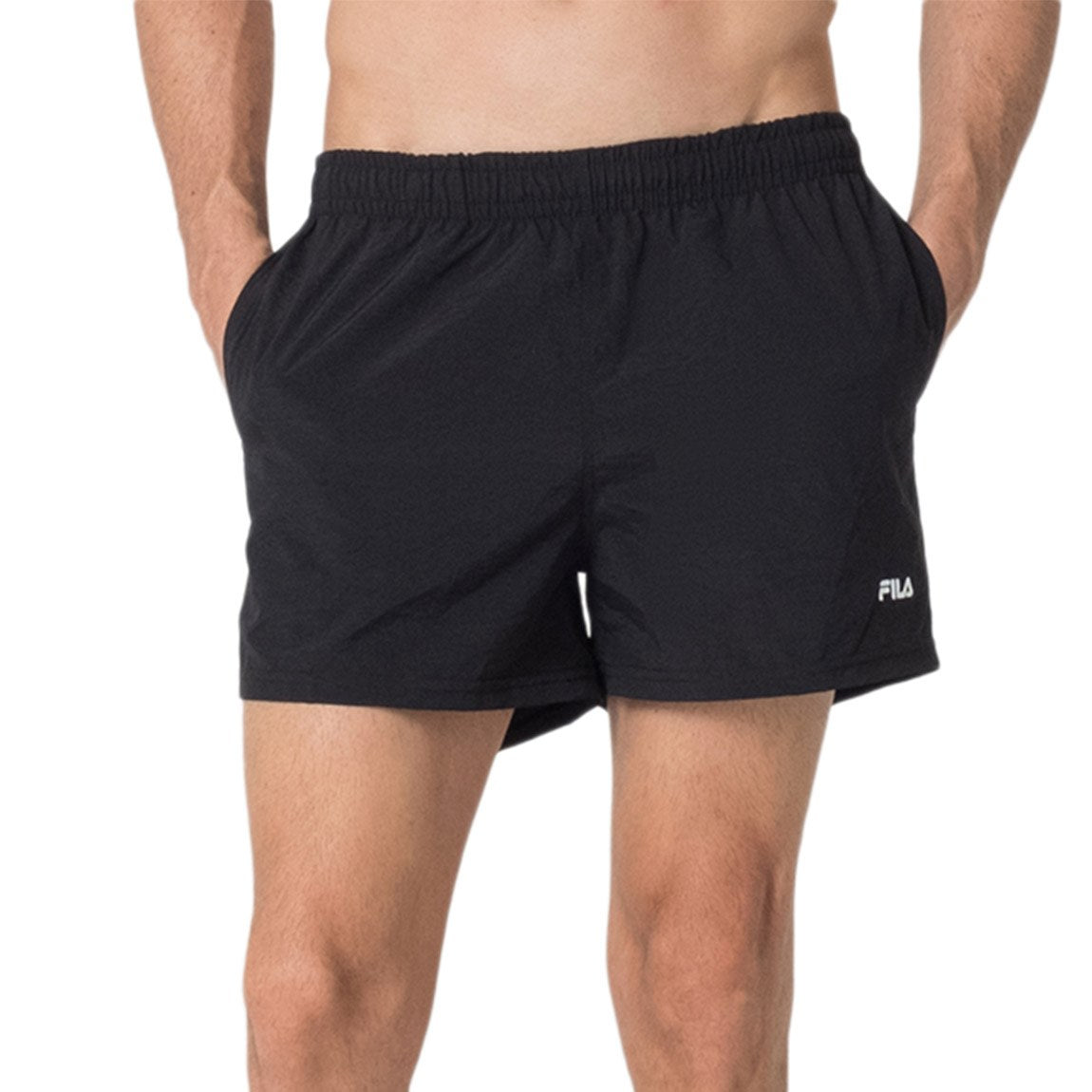 Fila Shorts Essential 4'' Hombre - Negro/Blanco