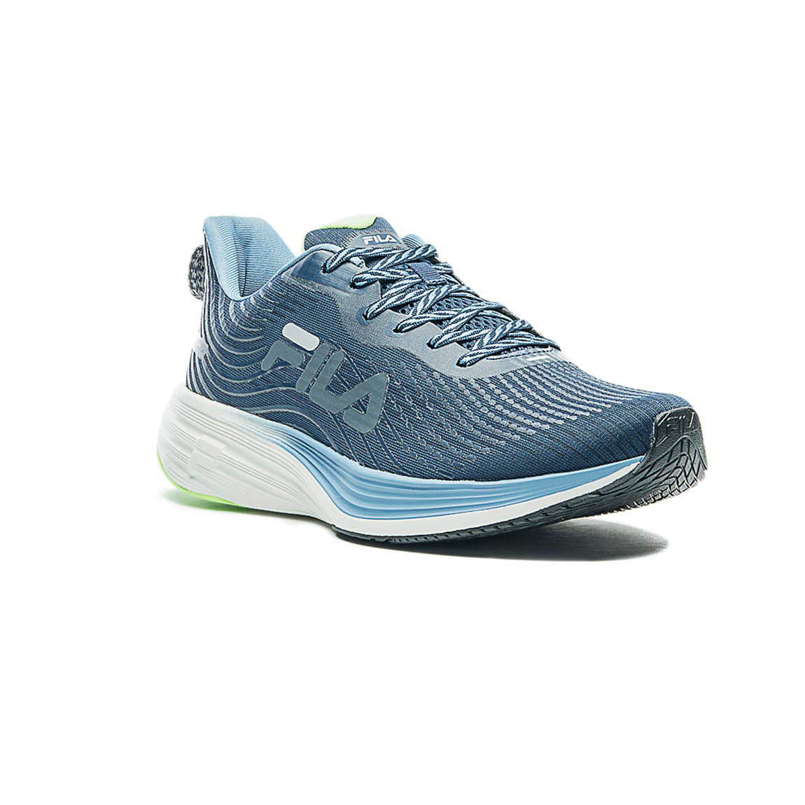 FILA Racer curve 2 Champion running para hombre - Marino/Verde