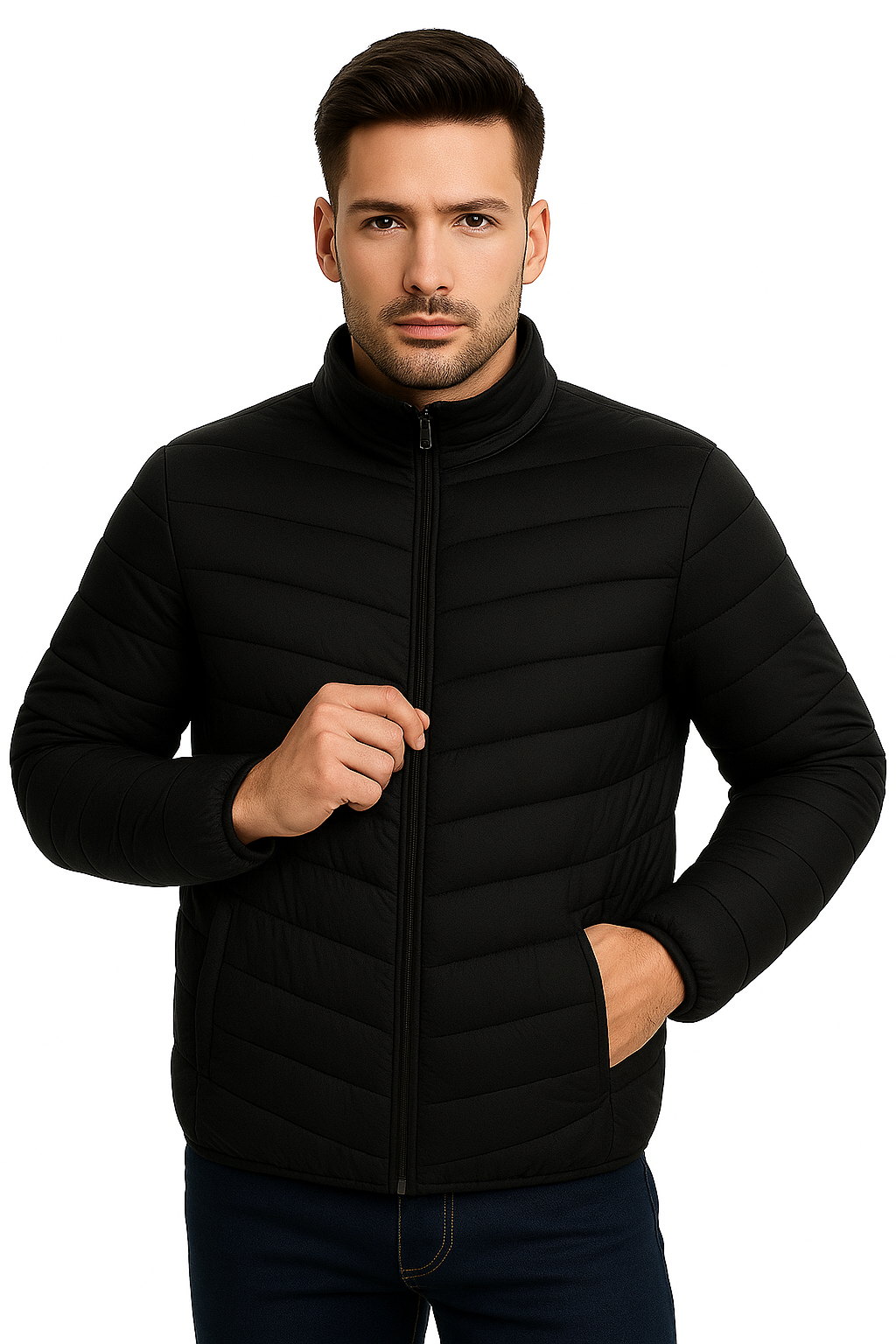 Campera Inflada Capitoneada Liviana