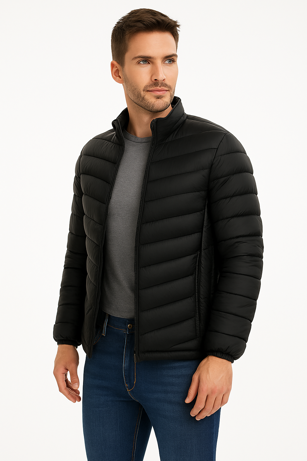 Campera Inflada Capitoneada Liviana