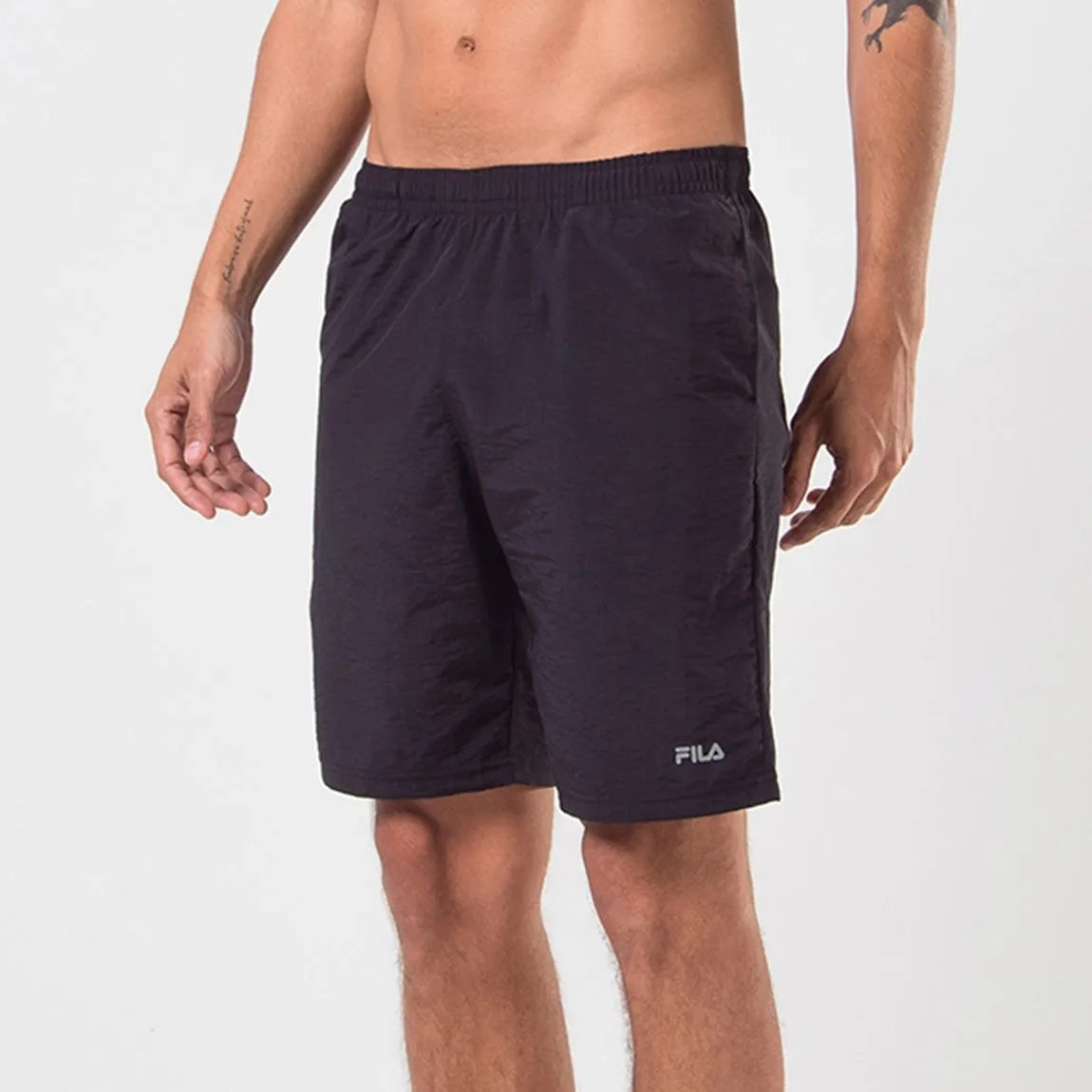 FILA BERMUDA MASCULINA ESSENTIAL - 7.5" - BLACK
