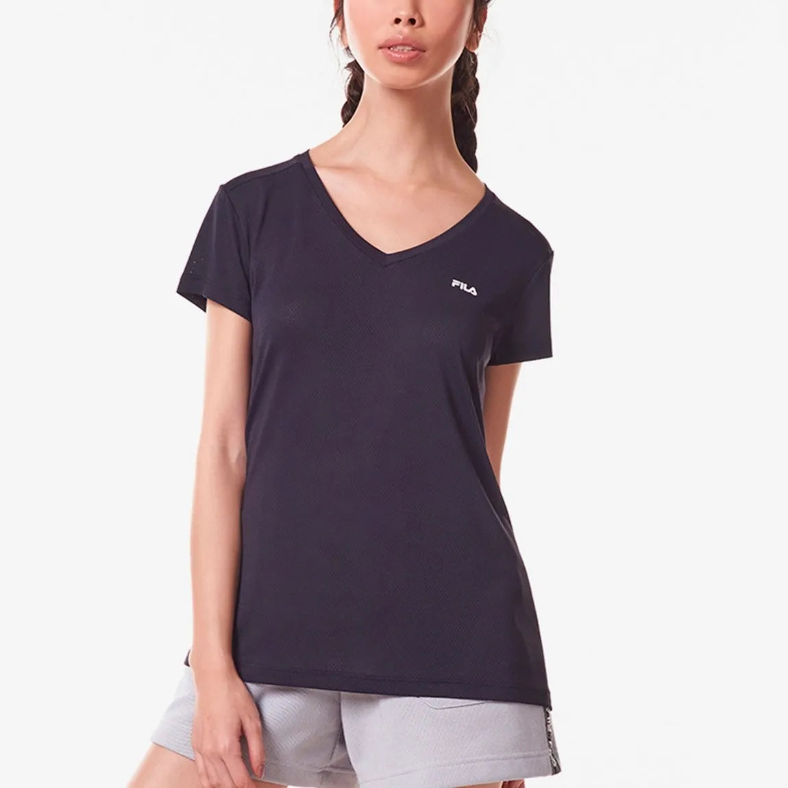 FILA REMERA FEMENINA DOTS II - BLACK