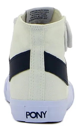 Pony calzados women shooter 2 hi white/navy